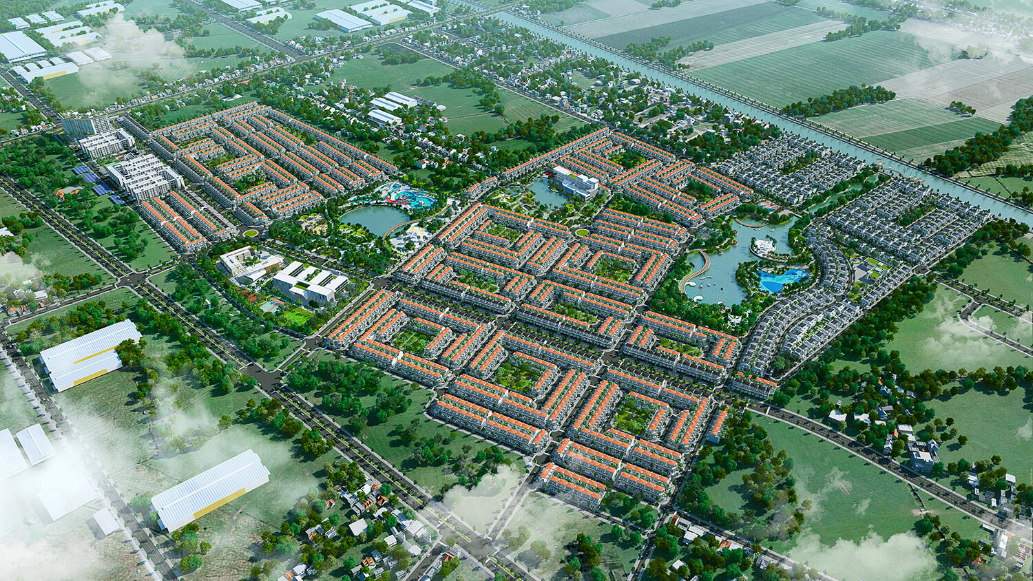 tổng quan Phúc An City Trần Anh Group Long An