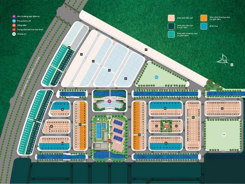 vị trí khu đô thị sinh thái la home