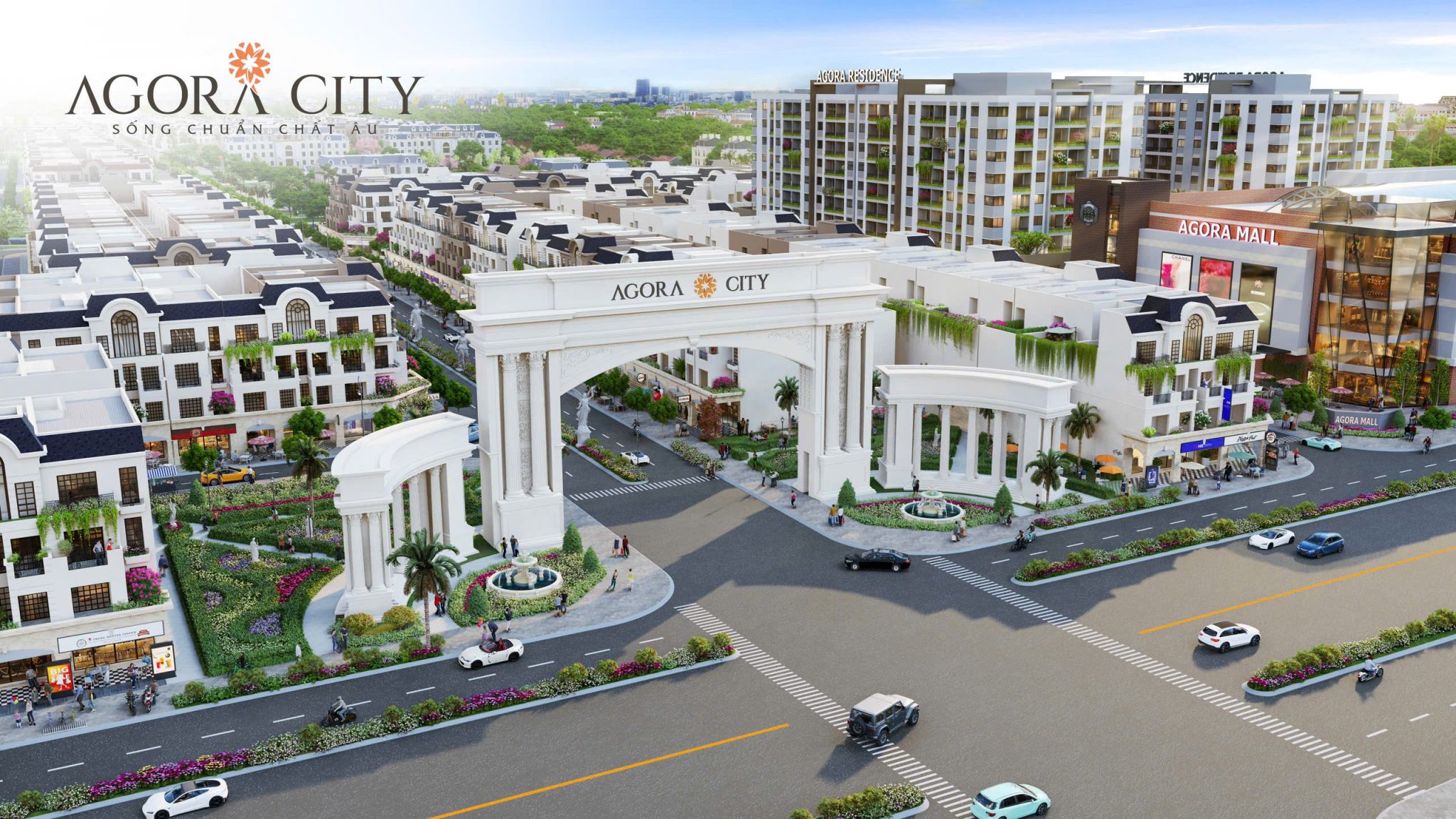 Cổng chào agora cỉty