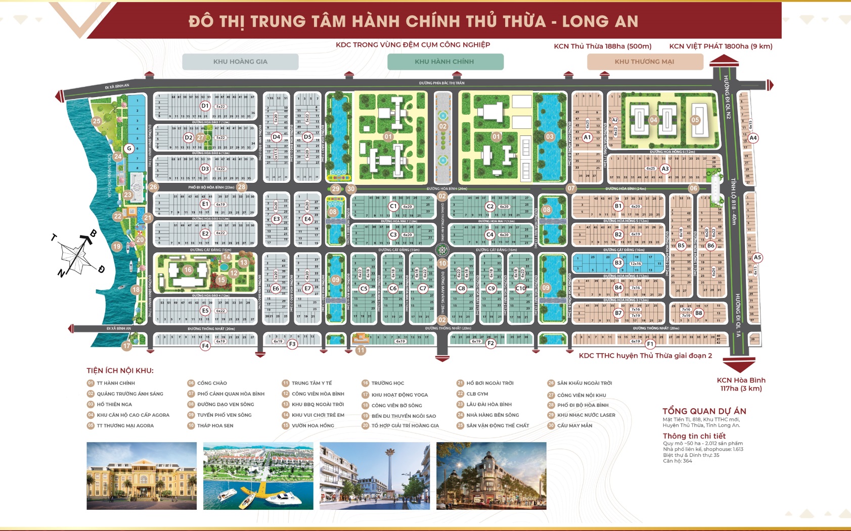 mặt bằng tiện ích dự án agora city
