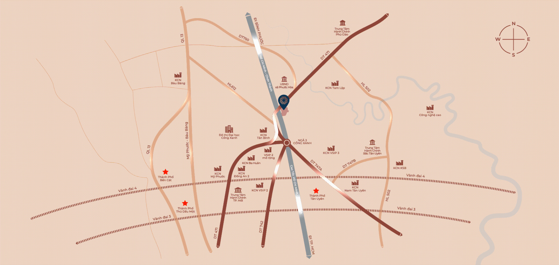 Vị trí alana city