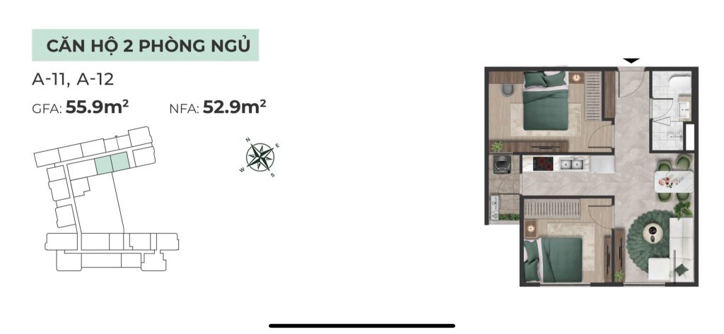 mặt bằng dự án emerald garden view