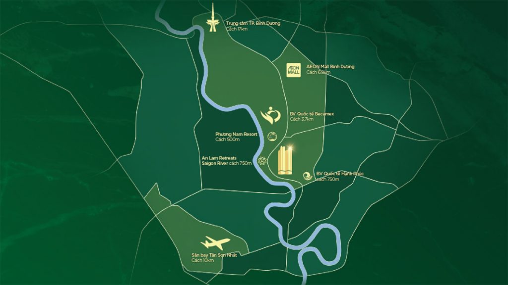 vị trí dự án emerald garden view