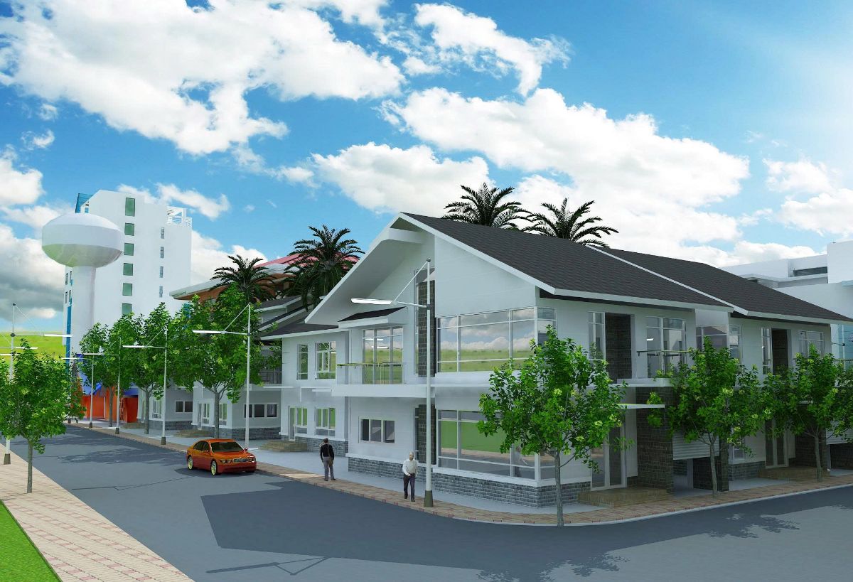Phối cảnh khu dân cư Mỹ Hạnh Hoàng Gia Đức Hòa - Trần Anh Group