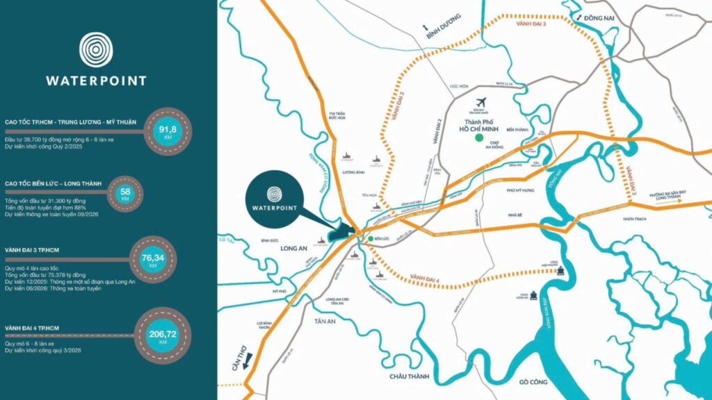 vị trí solaria rise waterpoint