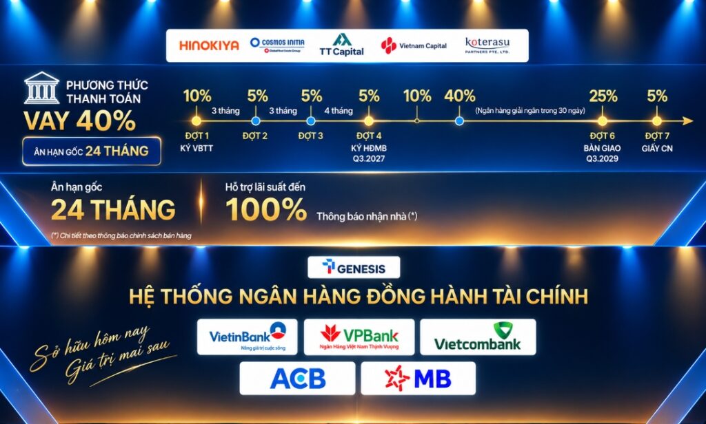 phương thức thanh toán căn hộ tt genesis nhà bè